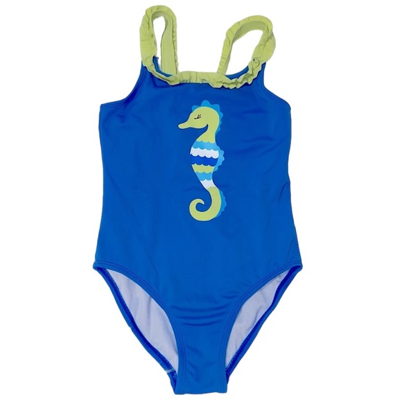 Gymboree Seahorse Swimsuit Size 6 - Picture 1 of 4